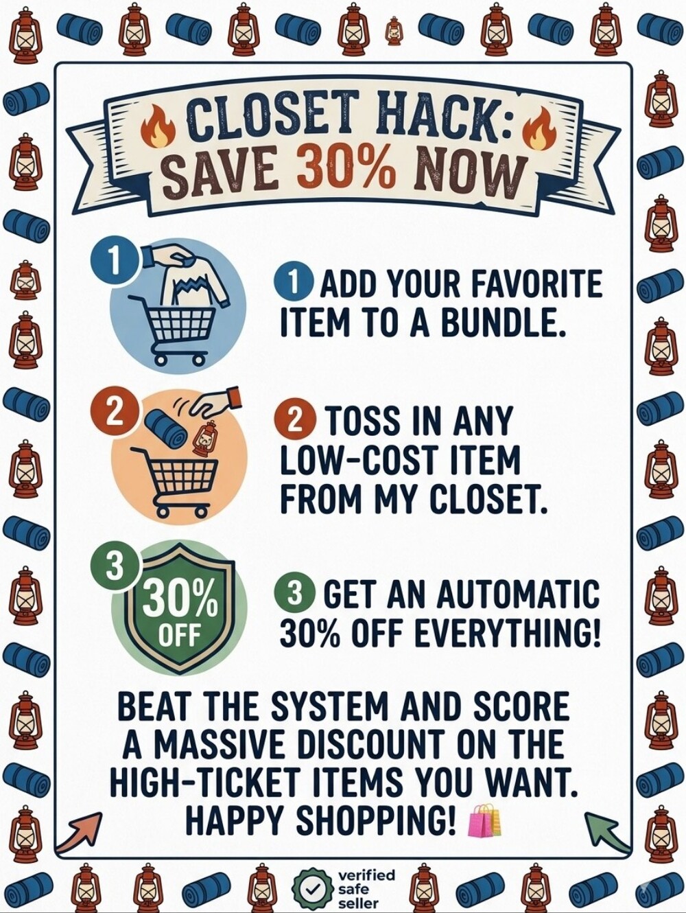 🔥 CLOSET HACK: SAVE 30% NOW 🔥